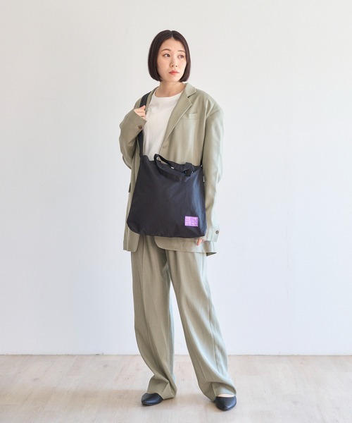 PR01.(ピーアールワン)の「「N/ordinary」CRUMPLE 3WAY SHOULDER BAG (SMALL)(ショルダーバッグ・メンズ・カーキ/パープル/ブラック/ベージュ/イエロー・FREE)」の19枚目の写真