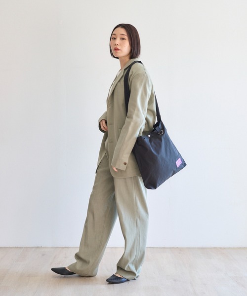 PR01.(ピーアールワン)の「「N/ordinary」CRUMPLE 3WAY SHOULDER BAG (SMALL)(ショルダーバッグ・メンズ・カーキ/パープル/ブラック/ベージュ/イエロー・FREE)」の17枚目の写真