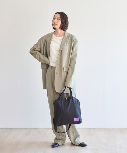 PR01.(ピーアールワン)の「「N/ordinary」CRUMPLE 3WAY SHOULDER BAG (SMALL)(ショルダーバッグ・メンズ・カーキ/パープル/ブラック/ベージュ/イエロー・FREE)」の13枚目の写真