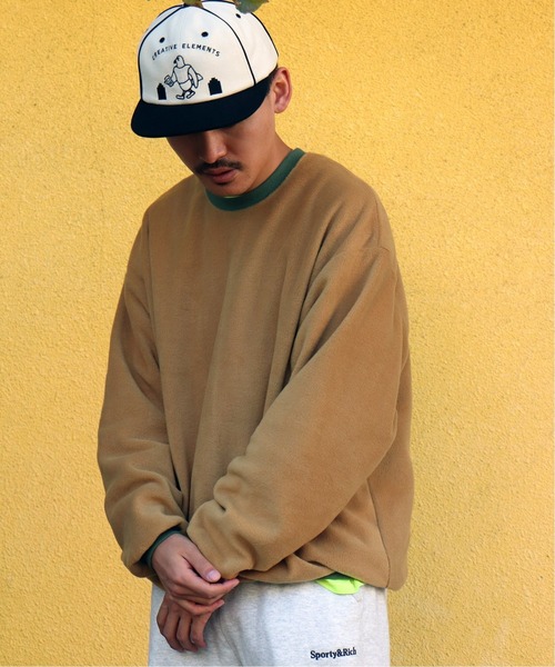 RELAXFIT（リラックスフィット）の「【RELAXFIT / リラックスフィット】CREW FLEECE MINNESOTA（スウェット・メンズ・キャメル/ボルドー・LARGE/X-LARGE）」の7枚目の写真