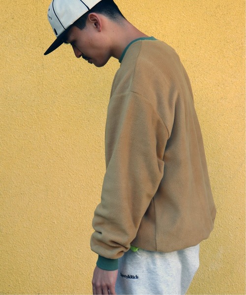 RELAXFIT（リラックスフィット）の「【RELAXFIT / リラックスフィット】CREW FLEECE MINNESOTA（スウェット・メンズ・キャメル/ボルドー・LARGE/X-LARGE）」の8枚目の写真