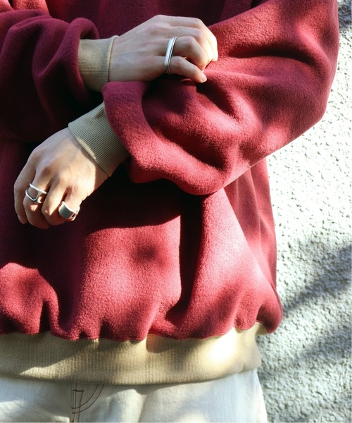 RELAXFIT（リラックスフィット）の「【RELAXFIT / リラックスフィット】CREW FLEECE MINNESOTA（スウェット・メンズ・キャメル/ボルドー・LARGE/X-LARGE）」の14枚目の写真