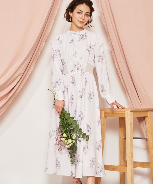 NOELA（ノエラ）の「ラインフラワーワンピ（ワンピース）」 - WEAR