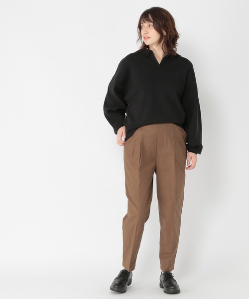 studio CLIP(スタディオクリップ)の「《kazumiさんコラボ》表情変わるニットプルオーバー(ニット/セーター・レディース・その他2/その他1/ブラック/その他3・FREE)」の19枚目の写真