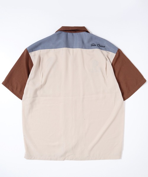 POWER TO THE PEOPLE（パワートゥーザピープル）の「POWER TO THE PEOPLE 開襟刺繍シャツ（シャツ/ブラウス・メンズ・その他/グレイッシュブルー/スモークピンク/ブラック系その他/マルチ/ブラック/ダークグリーン・M/S/LL/L）」の18枚目の写真