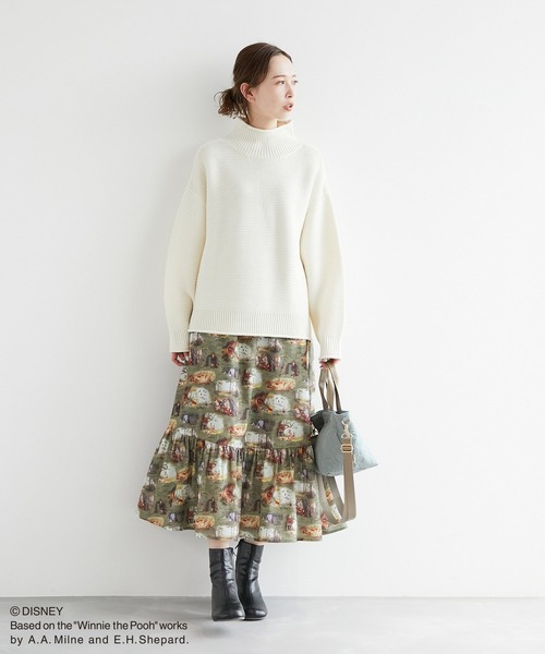 Disney(ディズニー)の「【プー/ティガー】100エーカーの森柄スカート(スカート・レディース・グリーン系その他2・38)」の11枚目の写真