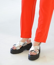 NOFALL | 厚底トラックソールクロスベルトサンダル(サンダル)