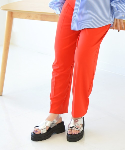 NOFALL（ノーフォール）の「厚底トラックソールクロスベルトサンダル（サンダル・レディース・ブラック/ホワイト/シルバー・L/3L/M/S/LL）」の20枚目の写真