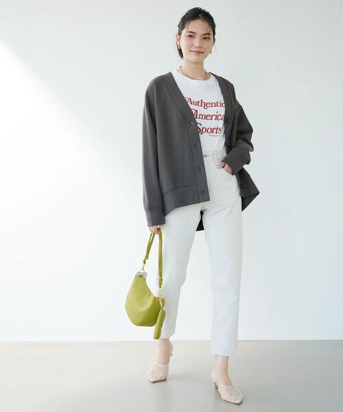 green label relaxing（グリーンレーベルリラクシング）の「チェーンハンドル 3WAY バッグ（ショルダーバッグ・レディース・ブラック/ベージュ/ライム・FREE）」の13枚目の写真