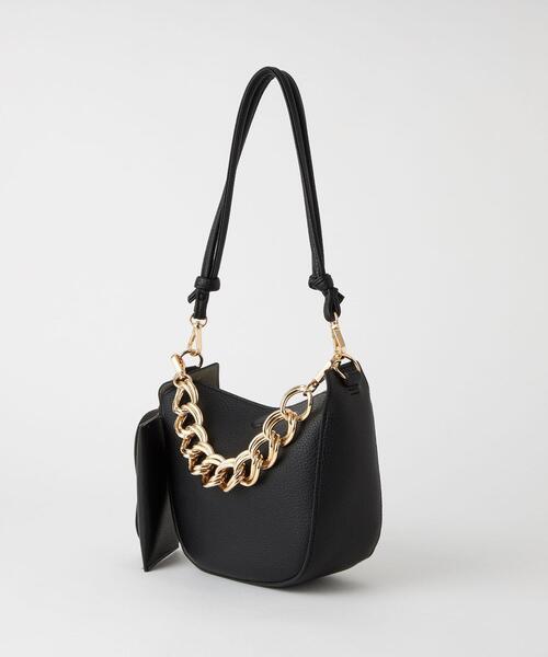 green label relaxing（グリーンレーベルリラクシング）の「チェーンハンドル 3WAY バッグ（ショルダーバッグ・レディース・ブラック/ベージュ/ライム・FREE）」の16枚目の写真