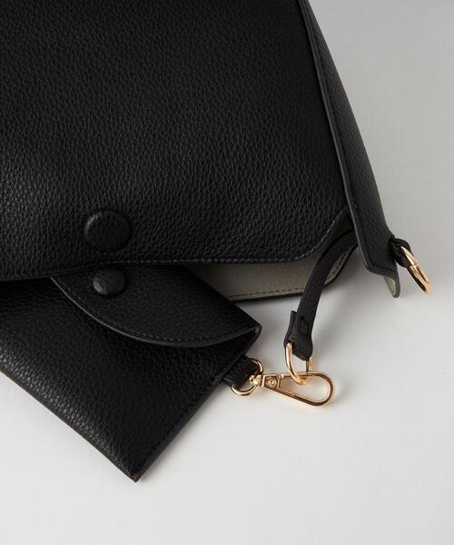 green label relaxing（グリーンレーベルリラクシング）の「チェーンハンドル 3WAY バッグ（ショルダーバッグ・レディース・ブラック/ベージュ/ライム・FREE）」の19枚目の写真