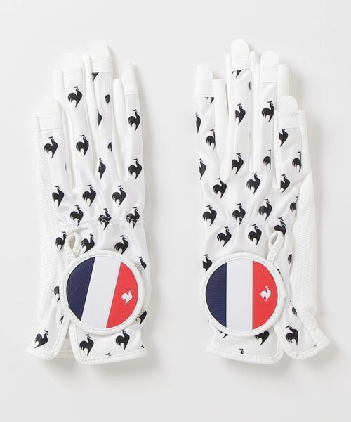 両手用全天候型ネイルフリートリコロールレディスゴルフグローブ レディース アクセサリー 小物 手袋 グローブ ゴルフ ゴルフウェア スポーツウェア ゴルフグッズ Le Coq Sportif Golf ルコックスポルティフゴルフ のファッション通販 Zozotown