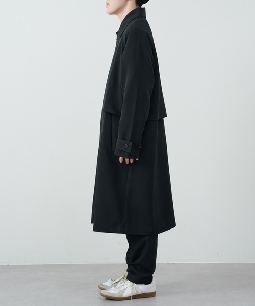 COLONY 2139(コロニートゥーワンスリーナイン)の「ストレッチイージーケアトレンチコート(トレンチコート・メンズ・チャコールグレー/ブラック・MEDIUM/LARGE)」の17枚目の写真