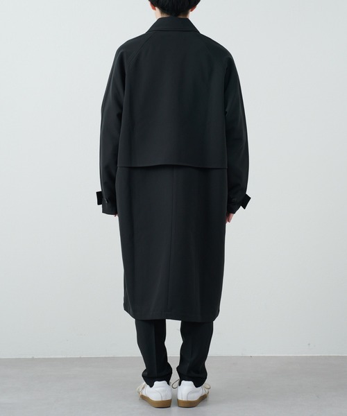 COLONY 2139(コロニートゥーワンスリーナイン)の「ストレッチイージーケアトレンチコート(トレンチコート・メンズ・チャコールグレー/ブラック・MEDIUM/LARGE)」の18枚目の写真