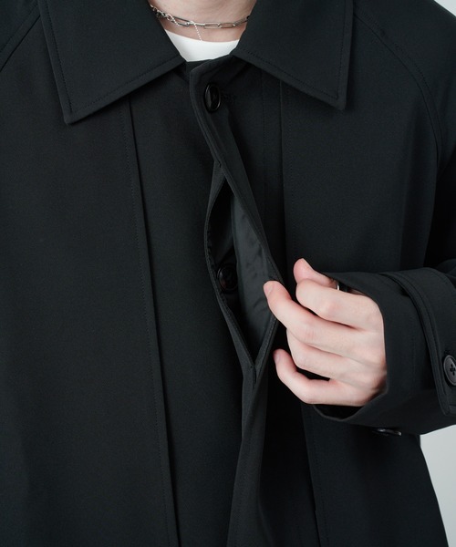 COLONY 2139(コロニートゥーワンスリーナイン)の「ストレッチイージーケアトレンチコート(トレンチコート・メンズ・チャコールグレー/ブラック・MEDIUM/LARGE)」の20枚目の写真
