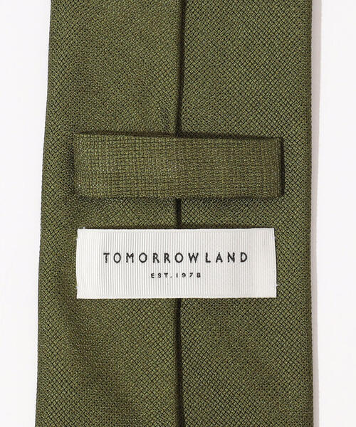 TOMORROWLAND (トゥモローランド)の「TOMORROWLAND シルク ソリッドネクタイ(ネクタイ・メンズ・ホワイト/ブラック/ネイビー/イエロー/ブルー/グリーン・FREE)」の7枚目の写真