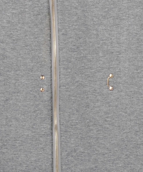 NICOLE white（ニコルホワイト）の「ダンボール フードカーディガン（カーディガン/ボレロ・レディース・ベージュ/グレー/カーキ・FREE）」の17枚目の写真