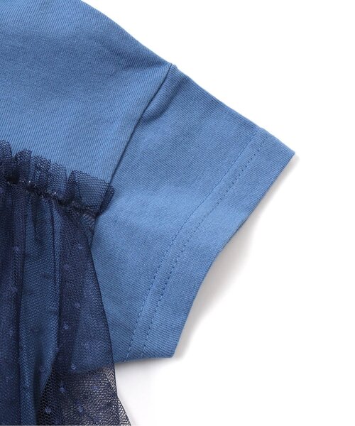 F.O.KIDS(エフオーキッズ)の「アーチロゴチュールワンピース(ワンピース・キッズ・オフホワイト/ブルー/チャコール・90/100/110/120/80/130/95/140)」の11枚目の写真