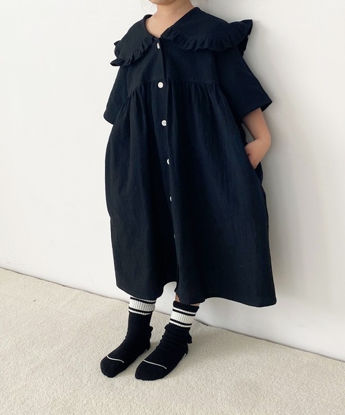 LOWRYS FARM(ローリーズファーム)の「ラインソックス 272883(ソックス/靴下・キッズ・ブラック/レッド/オレンジ/アイボリー・MEDIUM/LARGE)」の2枚目の写真