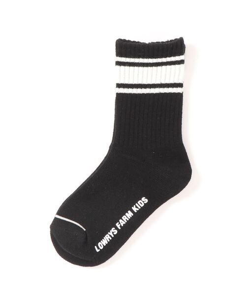 LOWRYS FARM(ローリーズファーム)の「ラインソックス 272883(ソックス/靴下・キッズ・ブラック/レッド/オレンジ/アイボリー・MEDIUM/LARGE)」の7枚目の写真