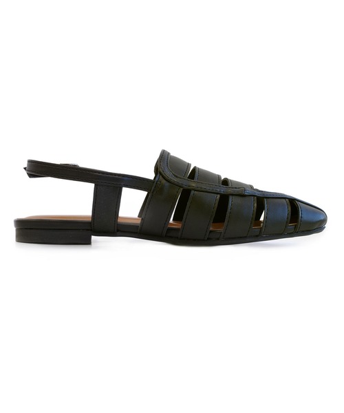 AmiAmi(アミアミ)の「バックストラップグルカサンダル(サンダル・レディース・ブラック/キャメル/ホワイト・L/LL/M/S)」の13枚目の写真