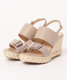 JILLSTUART shoe | リボンモチーフプラットフォームジュートサンダル(サンダル)