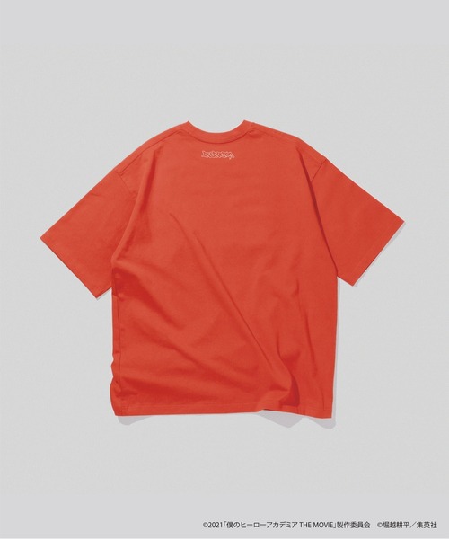 9090（ナインティナインティ）の「僕のヒーローアカデミア × 9090 BAKUGO Tee（Tシャツ/カットソー・メンズ・オレンジ/ブラック・MEDIUM/LARGE/X-LARGE）」の3枚目の写真