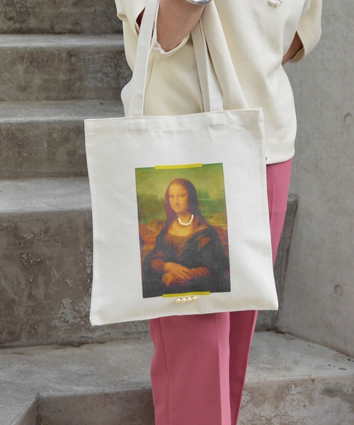 ma chere Cosette?(マシェールコゼット)の「ル・マレ 絵画トート(トートバッグ・レディース・その他1/その他2/その他3・FREE)」の3枚目の写真