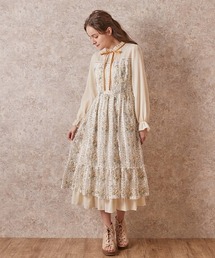 axes femme（アクシーズファム）の「フラワープリントレースOP