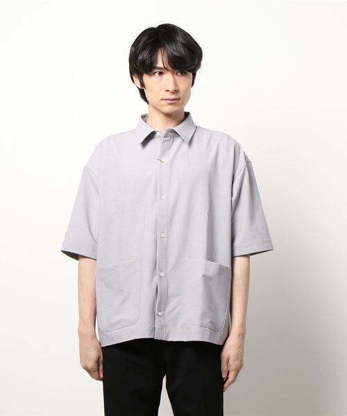 Toironier（トワロニエ）の「Toironier(トワロニエ) 2WAY シャツジャケット（シャツ/ブラウス・メンズ・ベビーピンク/ラベンダー・FREE）」の5枚目の写真
