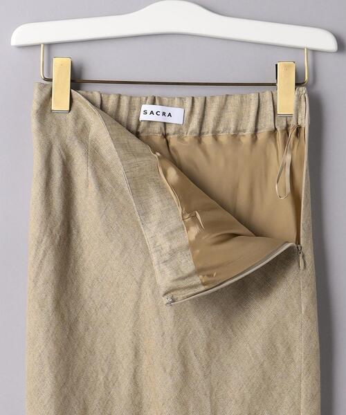 SACRA（サクラ）の「＜SACRA（サクラ）＞LI ロングスカート（スカート・レディース・ブラック/ベージュ・38/36）」の13枚目の写真