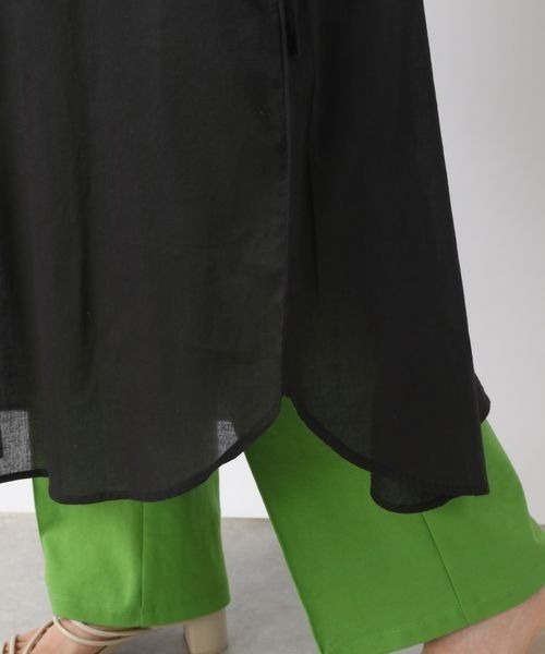 LOWRYS FARM(ローリーズファーム)の「ピンタックボイルワンピース 275443(シャツワンピース・レディース・ブラック/オフホワイト/イエロー/グリーン・FREE)」の14枚目の写真