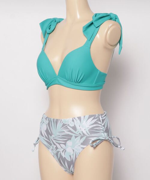 【未使用】Beach Queen ボタニカル ビキニ ショーパン 11号L水着 セール】Beach Queen/ビーチクイーン くすみカラー/ボタニカル柄