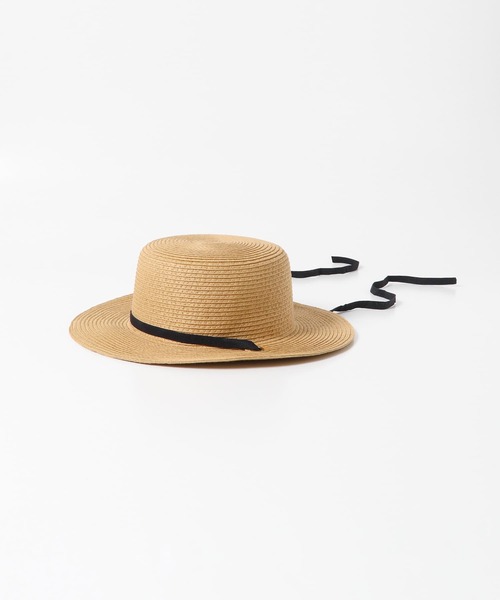 RODE SKO（ロデスコ）の「細リボンハット（ハット・レディース・ナチュラル・FREE）」の15枚目の写真