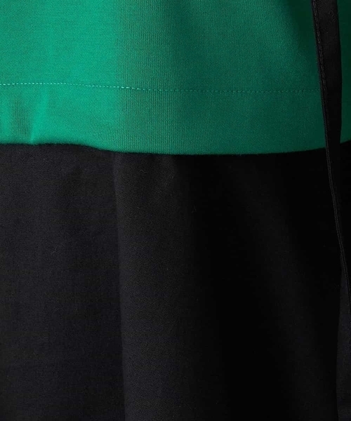 A de a.v.v（アードアー・ヴェ・ヴェ）の「［SET UP対応］ドッキング袖フラシスウェット（Tシャツ/カットソー・レディース・グリーン/ホワイト/ブラック・SMALL/MEDIUM）」の22枚目の写真