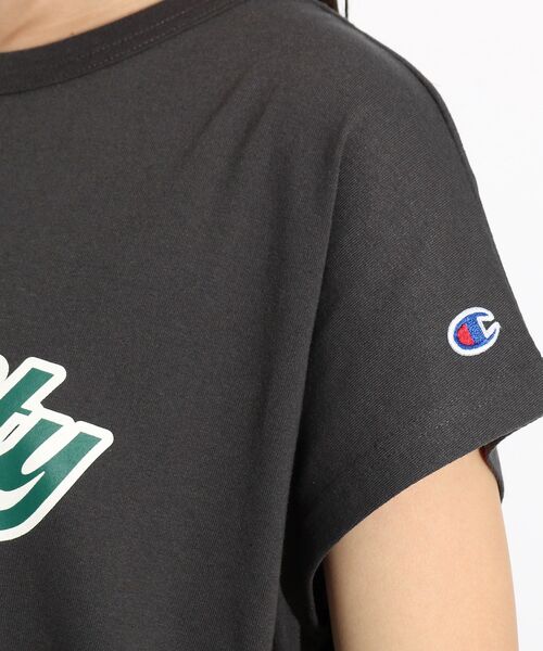 Champion（チャンピオン）の「【Champion/チャンピオン】フレンチスリーブワンピース（ワンピース・キッズ・チャコールグレー/ライトグレー・15 /14/16）」の7枚目の写真