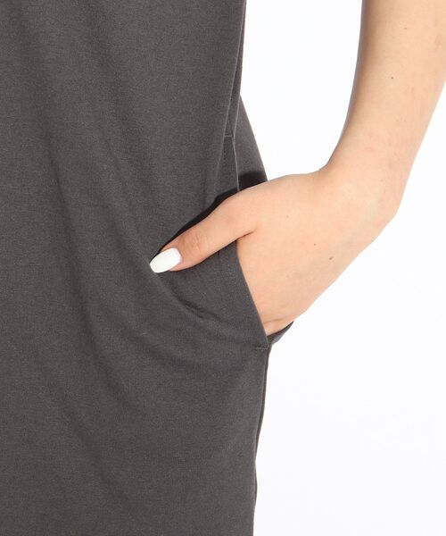Champion（チャンピオン）の「【Champion/チャンピオン】フレンチスリーブワンピース（ワンピース・キッズ・チャコールグレー/ライトグレー・15 /14/16）」の8枚目の写真