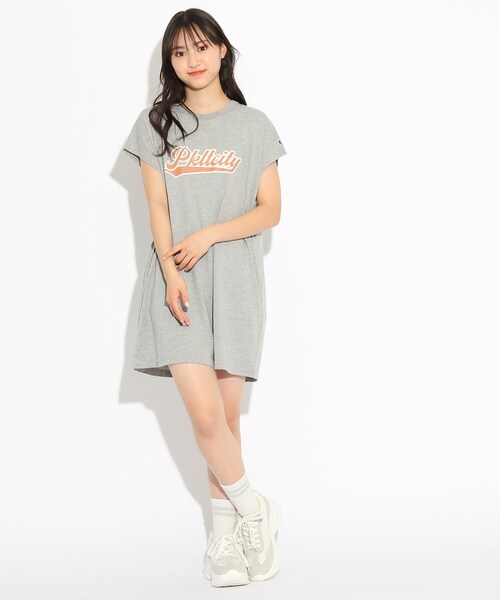 Champion（チャンピオン）の「【Champion/チャンピオン】フレンチスリーブワンピース（ワンピース・キッズ・チャコールグレー/ライトグレー・15 /14/16）」の17枚目の写真