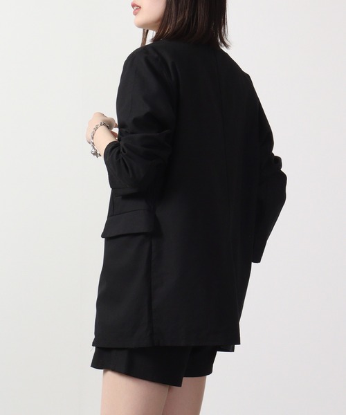Blasty(ブラスティー)の「Blasty リネン混上下セットアップ(セットアップ・レディース・ブラック・S/M/L)」の6枚目の写真