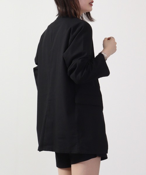 Blasty(ブラスティー)の「Blasty リネン混上下セットアップ(セットアップ・レディース・ブラック・S/M/L)」の7枚目の写真
