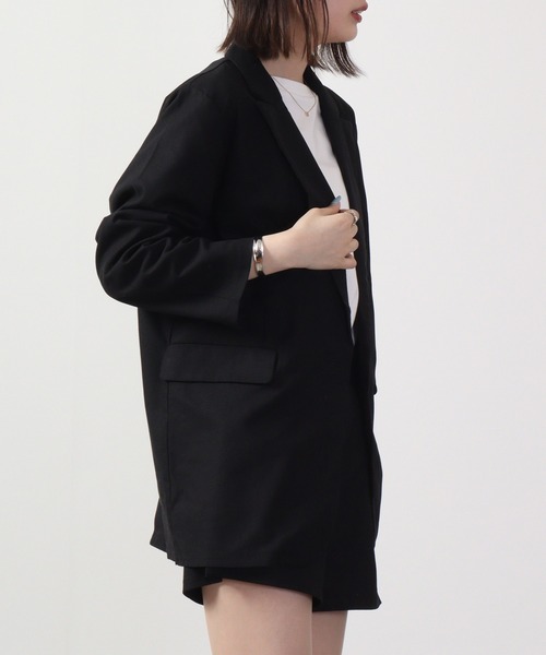 Blasty(ブラスティー)の「Blasty リネン混上下セットアップ(セットアップ・レディース・ブラック・S/M/L)」の8枚目の写真
