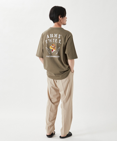 セール】【ARMY TWILL / アーミーツイル】別注 タイガー刺繍 T