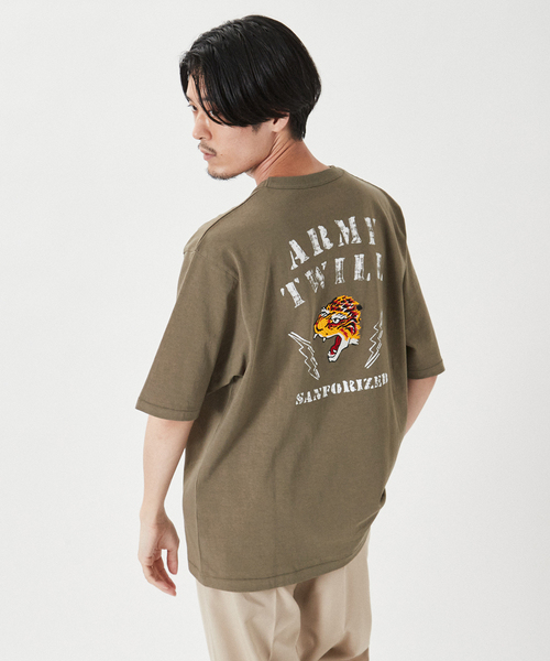 アーミーツイル　虎刺繍 カーキ ベスト ARMY TWILL（アーミーツイル）の「ベスト（ベスト）」 - WEAR