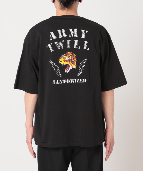 セール】【ARMY TWILL / アーミーツイル】別注 タイガー刺繍 T