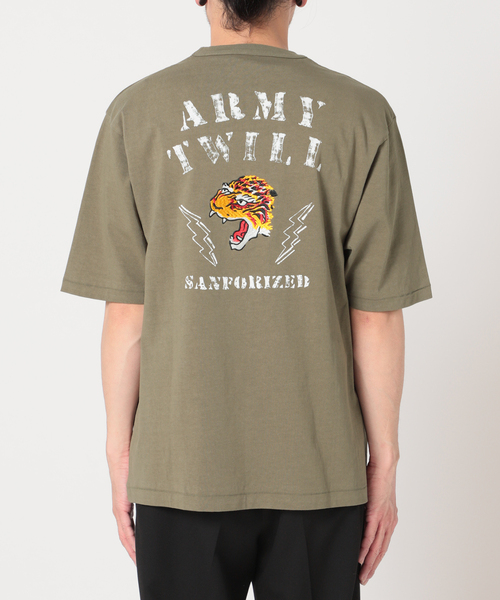 tシャツ 別注「ARMY TWILL/アーミーツイル」WaffleHoodie レディース セール】【ARMY TWILL / アーミーツイル】別注 タイガー刺繍 T