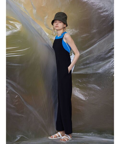 UN3D.（アンスリード）の「ベーシックリブニットタンクトップ（タンクトップ・レディース・ターコイズブルー/カーキ・FREE）」の5枚目の写真