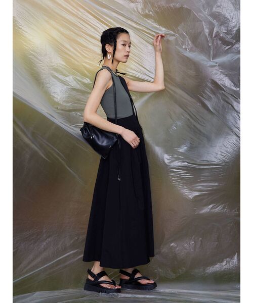 UN3D.（アンスリード）の「ベーシックリブニットタンクトップ（タンクトップ・レディース・ターコイズブルー/カーキ・FREE）」の8枚目の写真