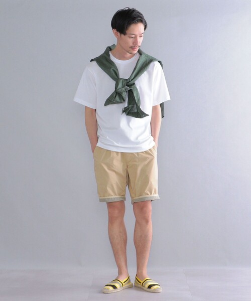 SHIPS(シップス)の「SHIPS: 〈接触冷感〉 ICE PACK NYLON クルーネック Tシャツ(Tシャツ/カットソー・メンズ・ホワイト/ネイビー/チャコールグレー/ライトグリーン/ラベンダー・SMALL/X-LARGE/LARGE/MEDIUM)」の10枚目の写真