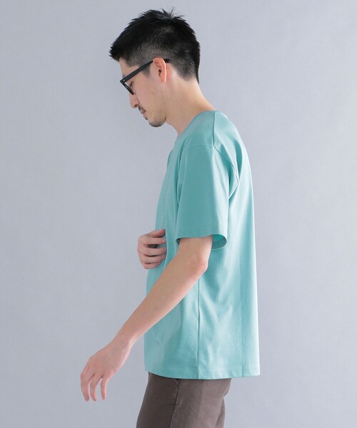 SHIPS(シップス)の「SHIPS: 〈接触冷感〉 ICE PACK NYLON クルーネック Tシャツ(Tシャツ/カットソー・メンズ・ホワイト/ネイビー/チャコールグレー/ライトグリーン/ラベンダー・SMALL/X-LARGE/LARGE/MEDIUM)」の20枚目の写真