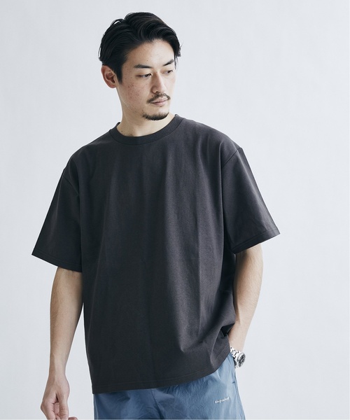 JOURNAL STANDARD（ジャーナルスタンダード）の「【汗染み防止 / UVカット】USAコットン ヘビーウェイト Tシャツ（Tシャツ/カットソー・メンズ・ホワイト/クリアブラック/ライトグレー/ライトグリーン/イエロー・SMALL/MEDIUM/LARGE/X-LARGE）」の10枚目の写真